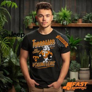 Tennessee Volunteers Black Retro T Shirt