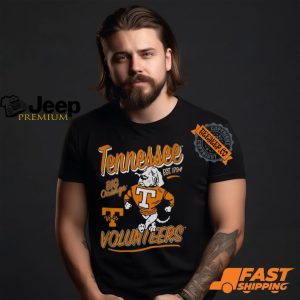 Tennessee Volunteers Black Retro T Shirt