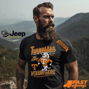 Tennessee Volunteers Black Retro T Shirt