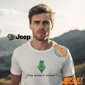 The Money Down Logo A White Shirt