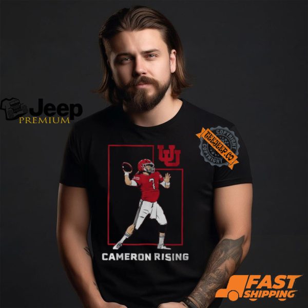 Utah Football Cameron Rising State Star Shirt1