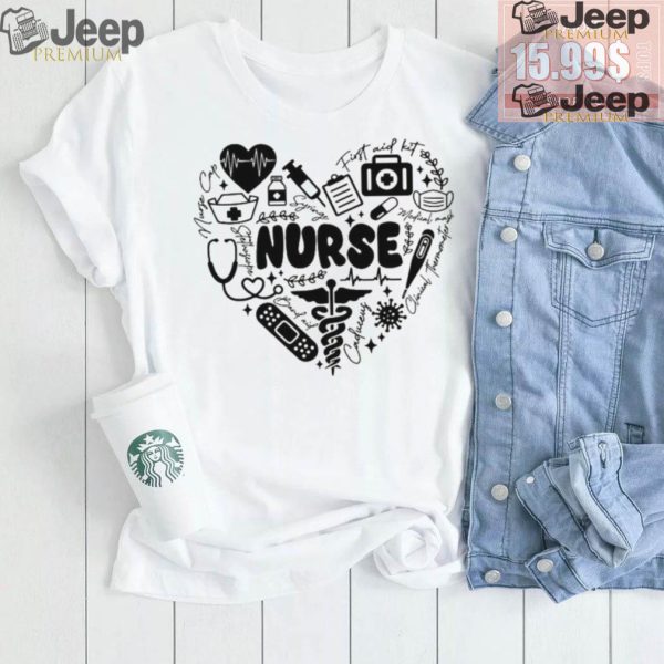 Nurse Heart Shirt Nurse Shirt0