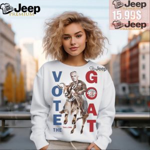 Official Gator gar vote the goat by truth a ganda T shirt0