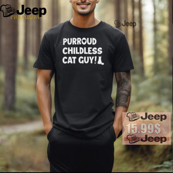 Cole Marmalade Purroud Childless Cat Guy Shirt2