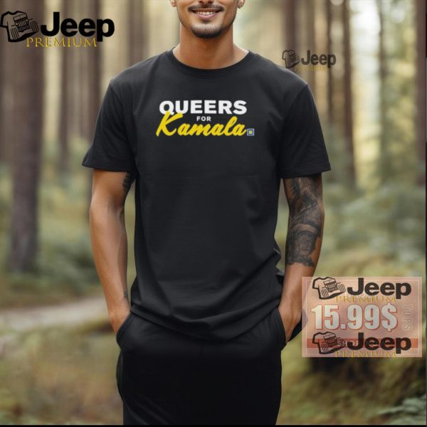 Official Queers for Kamala T shirt0