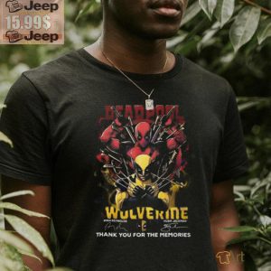 Deadpool And Wolverine Thank You For The Memories Signature Unisex T Shirt2