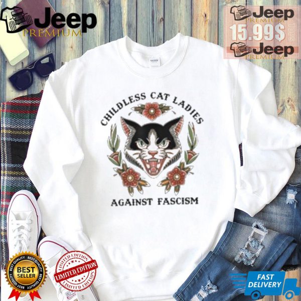 Childless Cat Ladies Against Fascism Shirt2