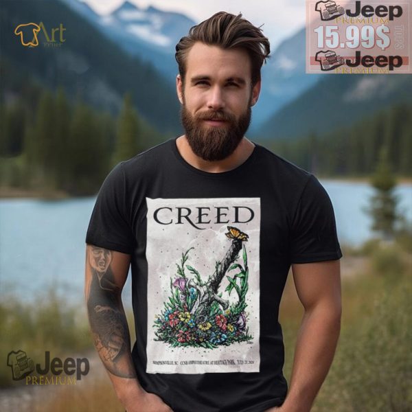 Official Creed Tour In Simpsonville SC On July 23 2024 Poster shirt2