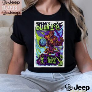 Blink 182 Jul 23 2024 Boston MA Poster Shirt3