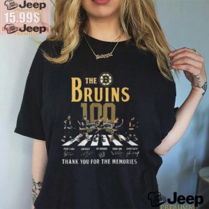 The Boston Bruins 100 Thank You For The Memories T Shirt3