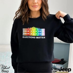 Elections Matter Rainbow Color Shirt0