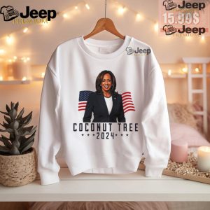 Kamala Harris 2024 Coconut Tree American flag shirt0