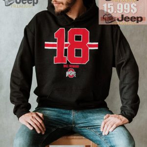 Ohio state football will howard 18 shirt1