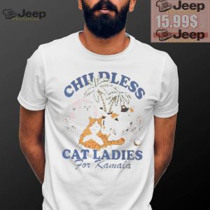 Vintage Childless Cat Lady Shirt Coconut Tree Harris 47 Shirt1