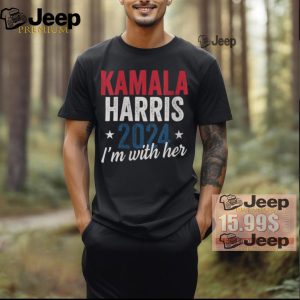 Official Kamala Harris Im with her Im with her America 2024 T shirt0 1