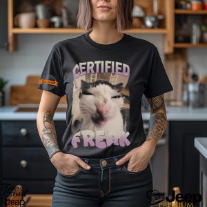 Certified Freak Cat Meme T Shirt2