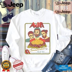 Ajr july 23 2024 heritage bank center cincinnati oh poster shirt3