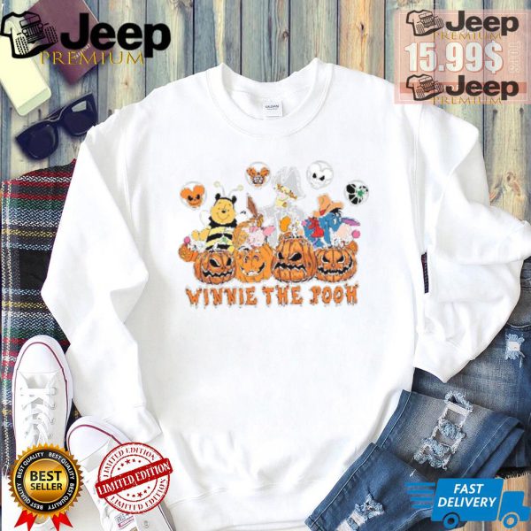 Retro Pooh Ghost Halloween shirt2