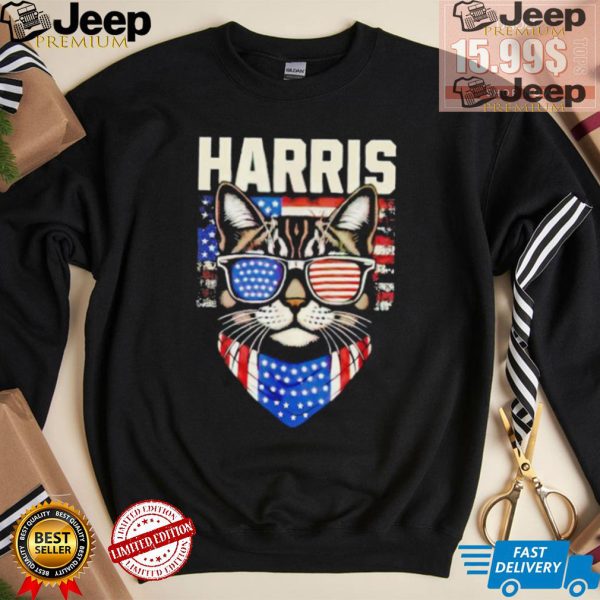 Kamala Harris for President 2024 Funny Cat Graphic shirt3