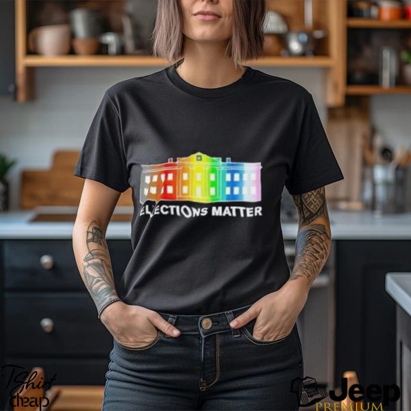 Elections Matter Rainbow Color Shirt2