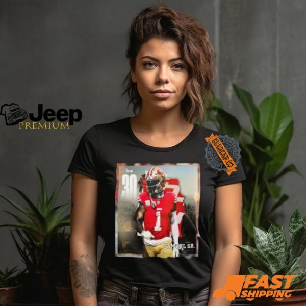 San Francisco 49ers Deebo Samuel Sr Top 30 In The NFL Top 100 Classic T Shirt3