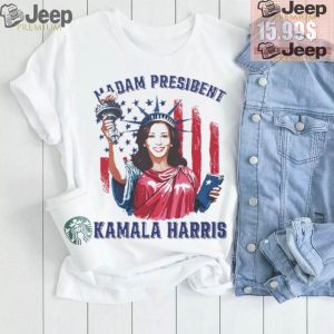 Madam President Kamala Harris Statue Of Liberty Shirt2