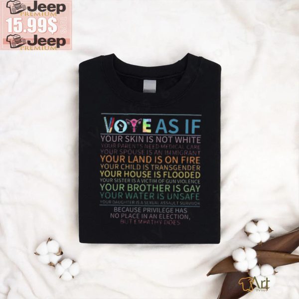 Vote As If Shirt2