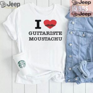 I Love Guitariste Moustachu T Shirt2