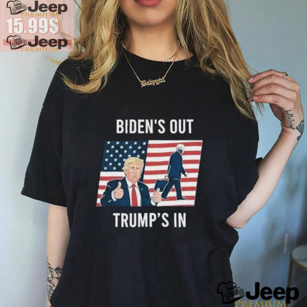 Official Biden Out Of Race Out Of The Election Ship From Us T shirt0