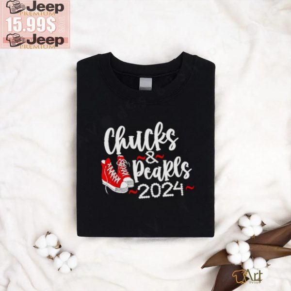 Kamala Harris 2024 chucks and pearls shirt2