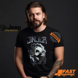 injer Gasmask Skull T Shirt2