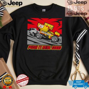 Dirtrackr Push It Real Good Sprint Car T shirt3