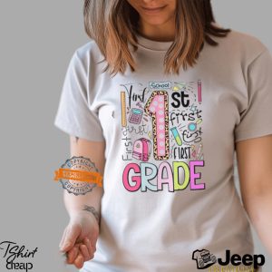 Adorable First Grade Shirt for Girl Back to School Shirt1