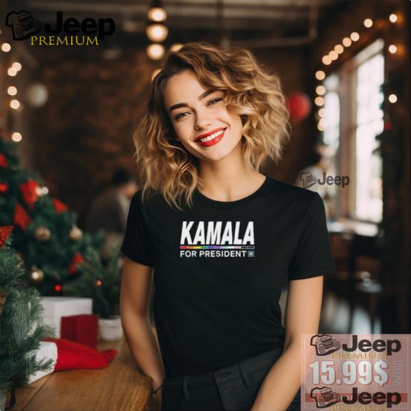 Official Kamala for president pride T shirt2