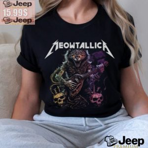 Meowtallica Meowster of Puppets T Shirt1