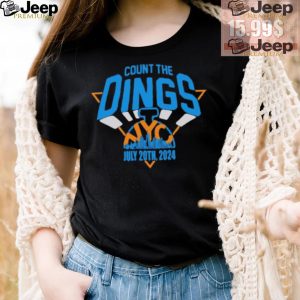 New York Knicks count the Dings NYC 2024 logo shirt4