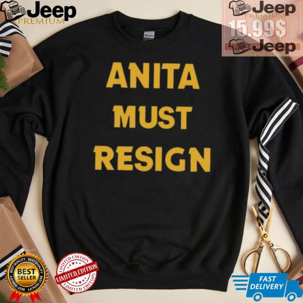 Official Anita Must Resign Shirt3