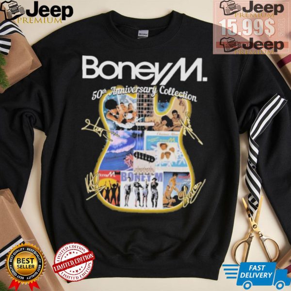 Official Boney M 50th Anniversary Collection Signatures shirt3