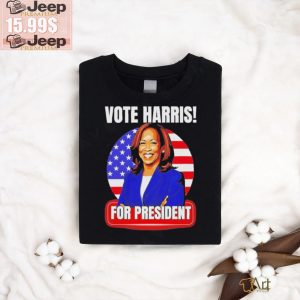 Vote Kamala Harris for president 2024 American flag shirt2