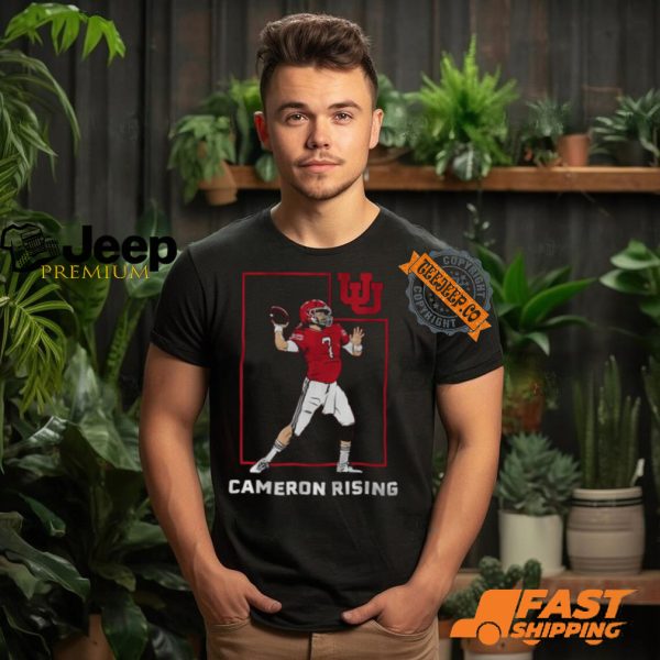 Utah Football Cameron Rising State Star Shirt0