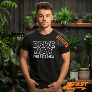 Deadpool Drive Max Used Auto Sales Standard Issue Employee Uniform t shirt1