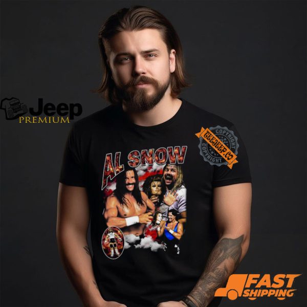 Al Snow with Head Wrestling Pose T shirt1