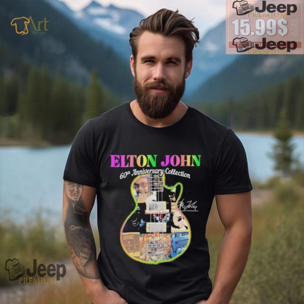 Official Elton John 60th Anniversary Collection Signature shirt2