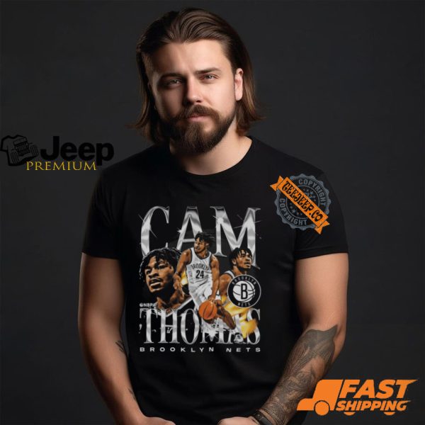 Cam Thomas Brooklyn Nets Vintage Shirt3