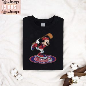 NHL Hockey Montreal Canadiens Cheerful Mickey Disney Shirt Youth T Shirt0