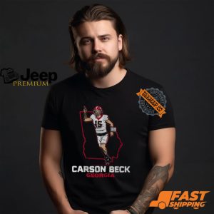 Georgia Football Carson Beck State Star Shirt0