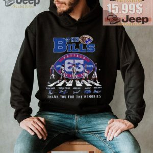 Official The Buffalo Bills Abbey Road 1959 2024 Thank You For The Memories Signatures shirt1