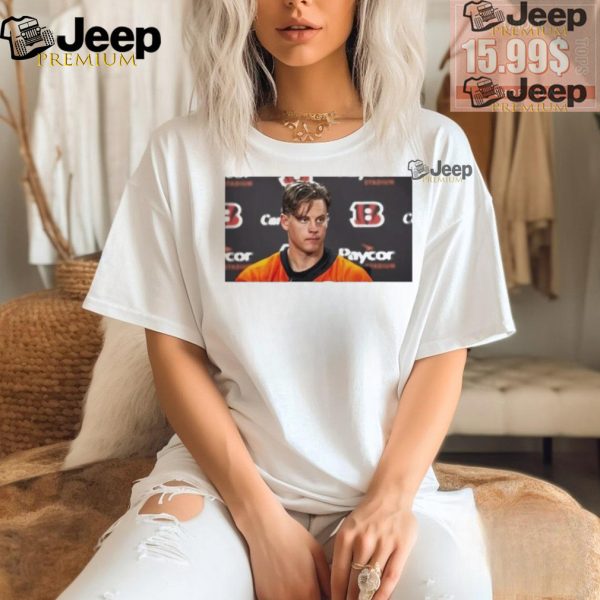 Official Joe burrow arrives for cincinnatI bengals training camp with bold new look T shirt2