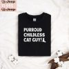 Purroud Childless Cat Guy T Shirt0