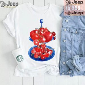 Italian Tomato platter art shirt2